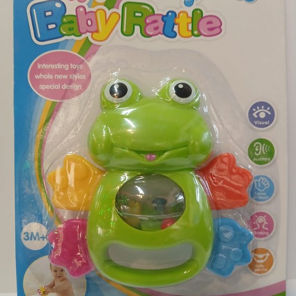 Sonajero ranita en blister-10939