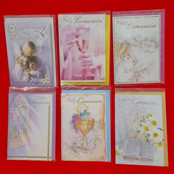 Tarjeta triple con sobre COMUNION-71