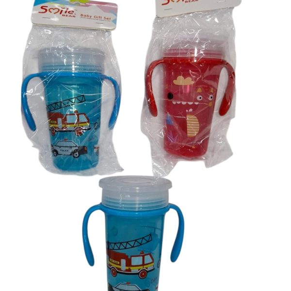 Vaso infantil antiderrame con asas- 04597