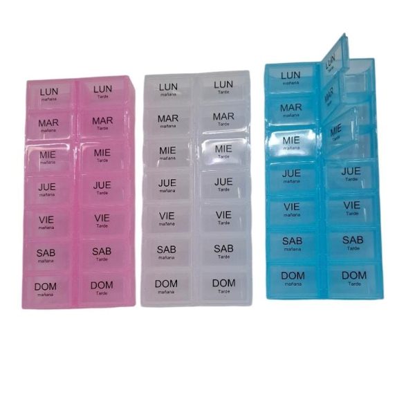 Pastillero grande doble 7 dias- mañana y tarde- 90049