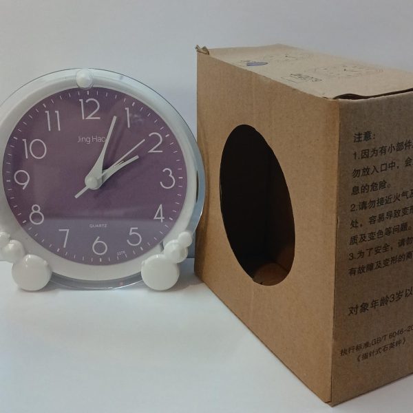 Reloj despertador redondo 11 cm- 92785R