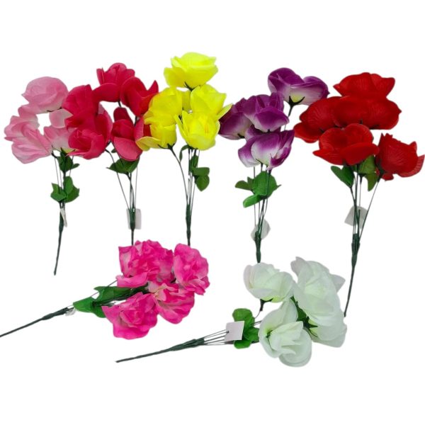 RAMO 30 CM X 5 FLORES-01057