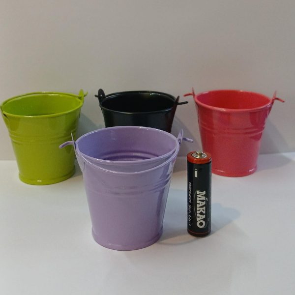 Mini balde metal 5,5x5,5 cm- 37560