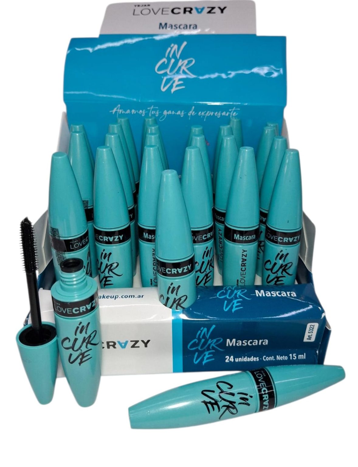 Mascara de pestañoas incurve LOVE CRAZY- 95182 – Imágenes Mayorista