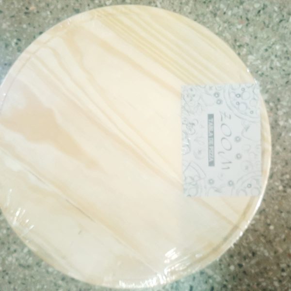 Tabla de madera pizzera redonda 35 cm - 0134