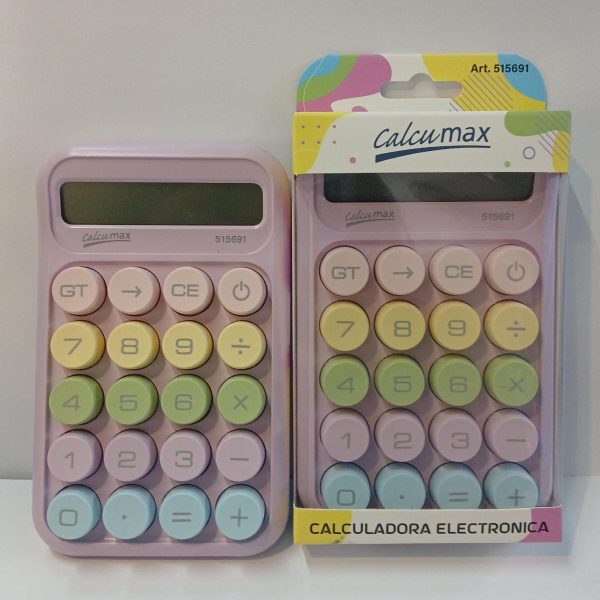 Calculadora 15x9 teclas color -03948