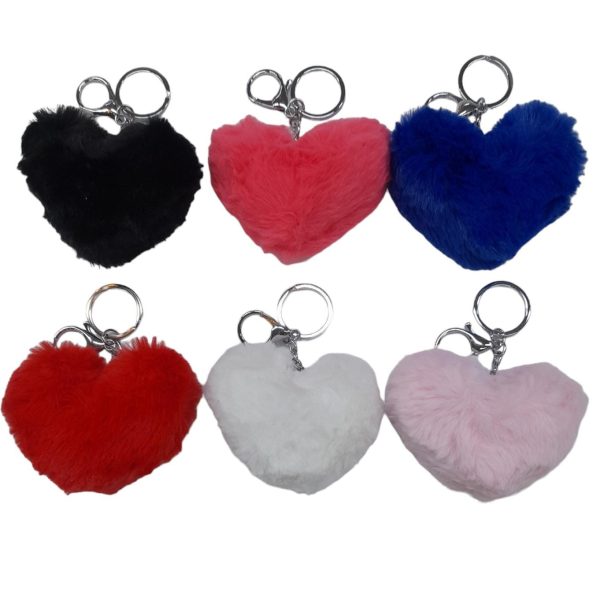 LLAVERO CORAZON PELUCHE  9 CM - 12622