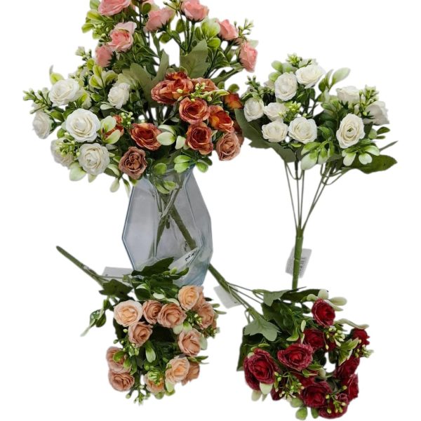 Ramo  30 cm x 15 mini rositas- 20080