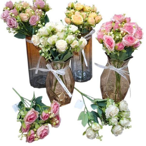 Ramo 30 cm x 10 rositas-20254