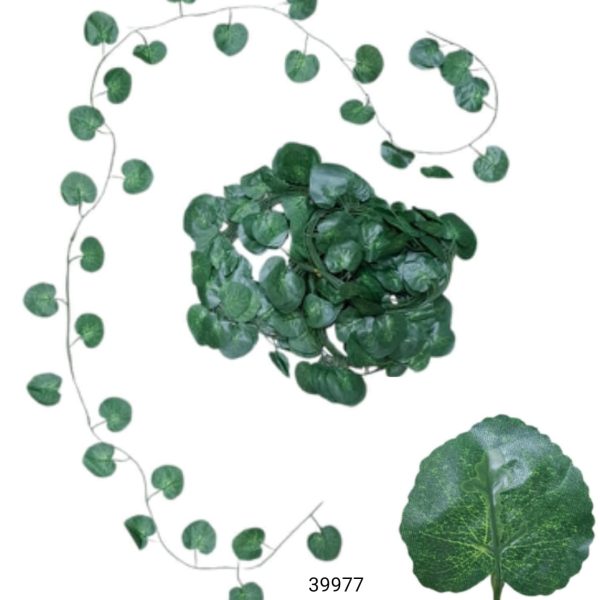 Enredadera hojas verdes 2,5 mts x 12 tiras-39977