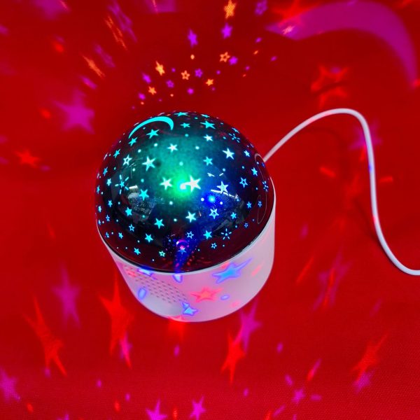 Parlante con proyector de estrellas usb-00577