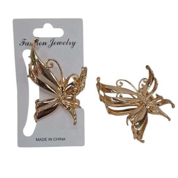 Mariposa-Broche metal dorado - 19058