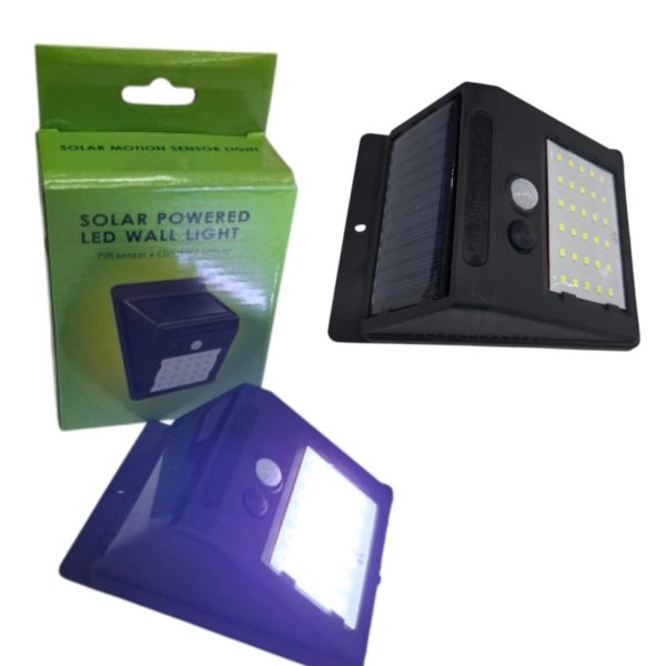 FAROL LED SOLAR 30 LEDS UNICO COLOR 12CM  - 03775