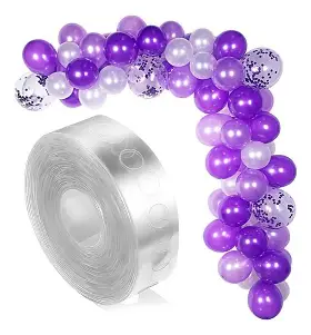 Cinta 5 mts acetato para arco de3 globos- 17275