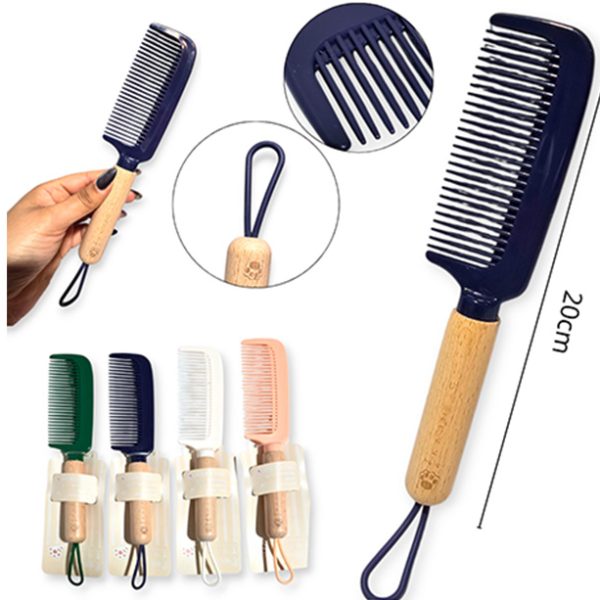 Peine con mango de madera- 1371