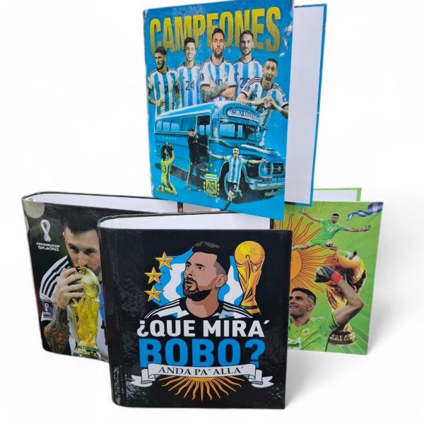 Carpeta 3 anillos n°3 Argentina Campeon-OFERTA- 2022