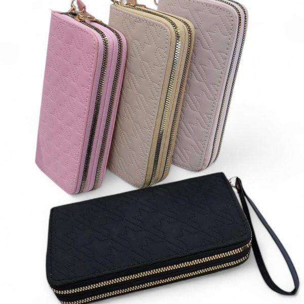 Billetera fichero 19 cm  doble cierre-56999