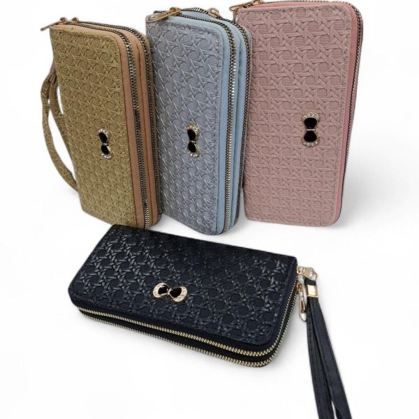 Billetera fichero 19 cm  doble cierre- 66951