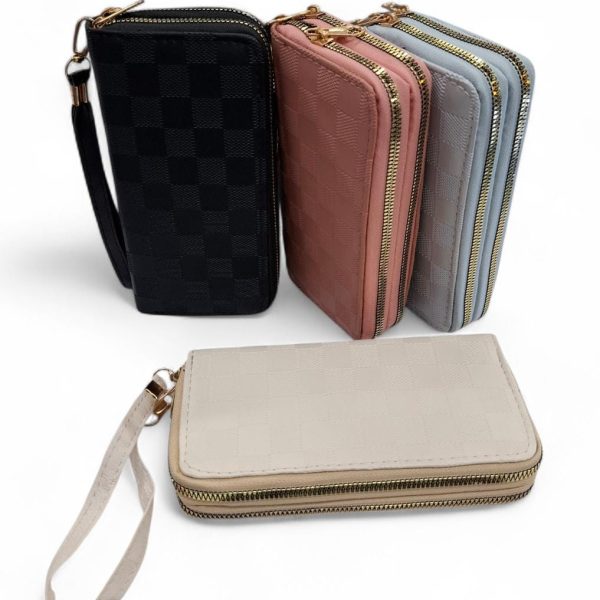 Billetera fichero 19 cm  doble cierre - 66953