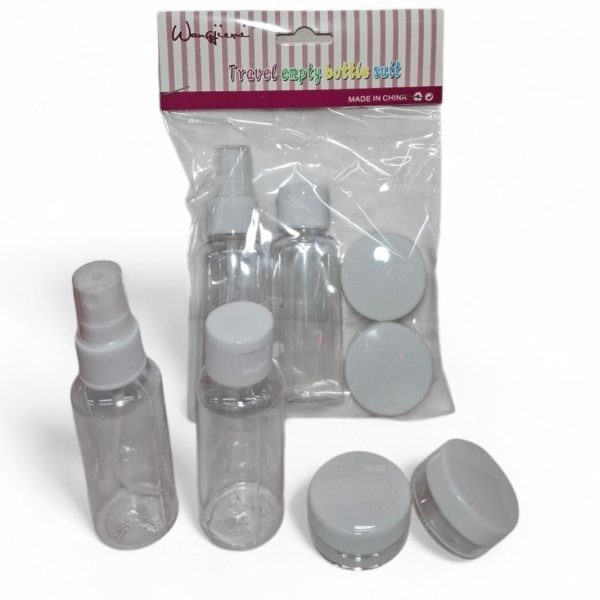 Set de viaje x 2 botellitas + 2 porta crema para viaje -12691