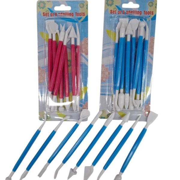 Estecas para reposteria x 8u doble punta-52013