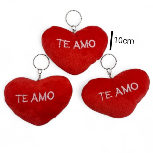 llavero corazon10 cm "TE AMO" - 13321
