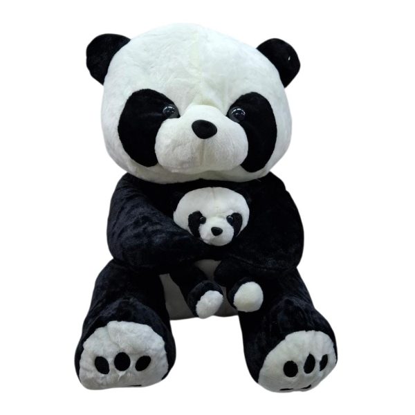 Oso panda 60 cm con cria-3128