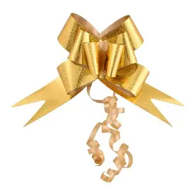 Moño Magico N°5 x10u DORADO 70cm-55684