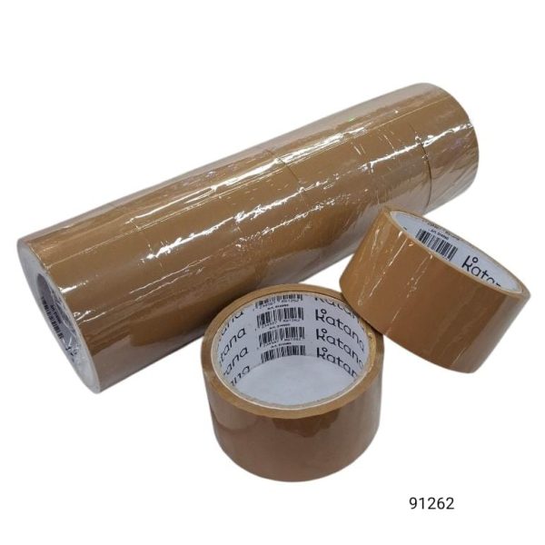 cinta de embalar MARRON 40 mts- 91262