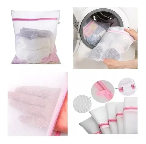 Bolsa para lavarropas 30 x 40  con cierre- 07151