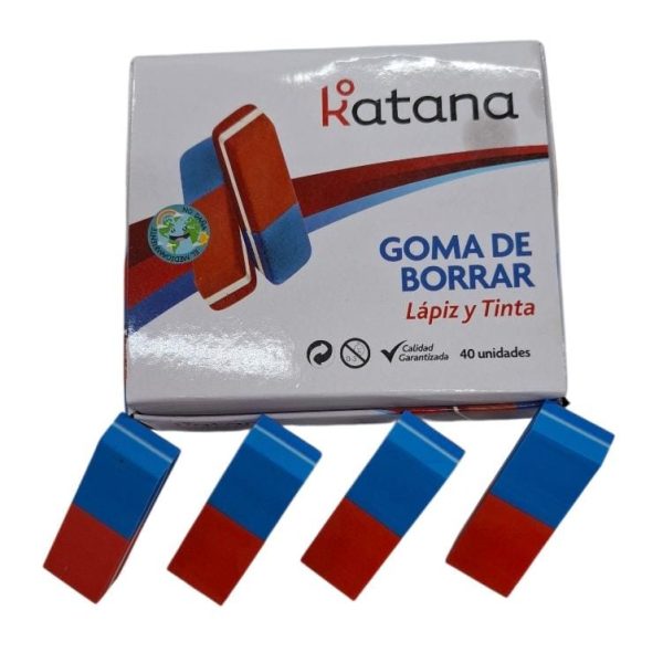 Goma paara borrar lapiz/tinta x40u en caja- 91178