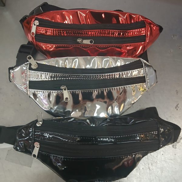 Riñonera Charol, pequeña 2 cierres- 86251