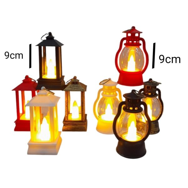 Farolito  8 CM  luz led a pilas-01098