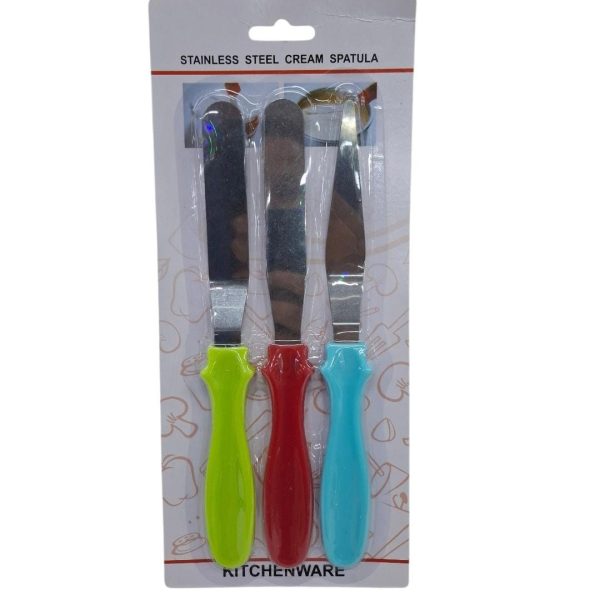 Set x 3 espatulas reposteras en blister- 69035