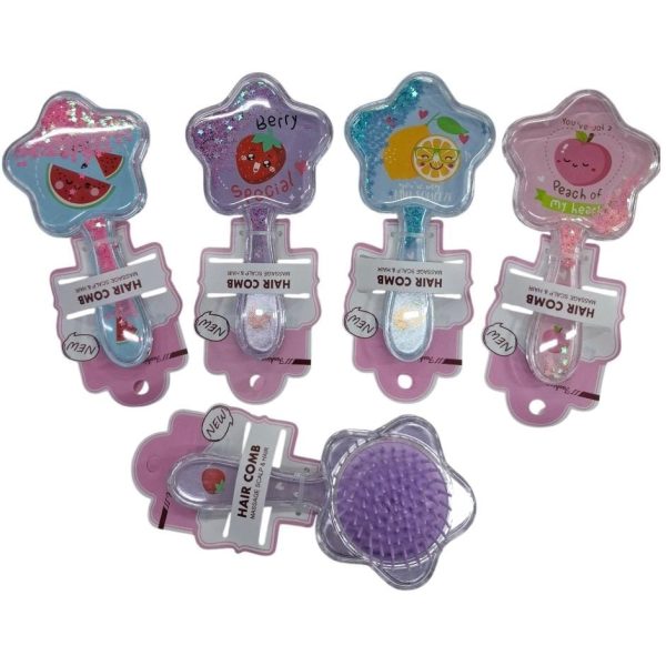 Cepillo para el pelo infantil con lentejuelas- 66140