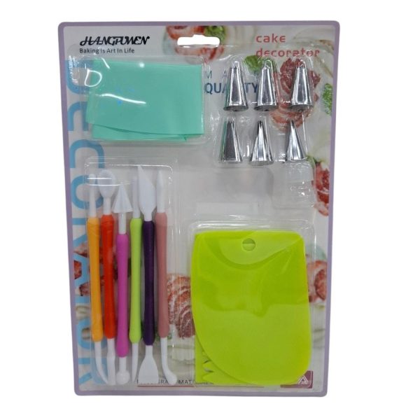 Set Reposteria manga-picos-acople-estecas en blister- 68953