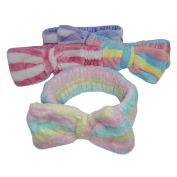 Vincha maquillaje peluche multicolor- 15771