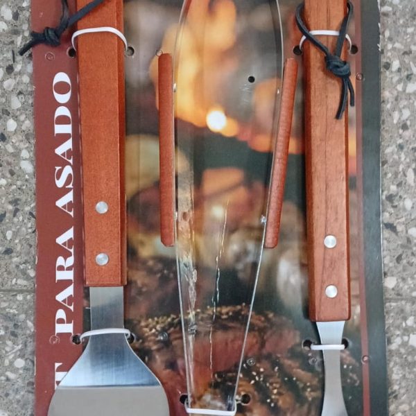 Set Asador 3 pzas en blister- 006