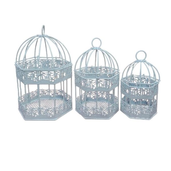 Jaulitas Metal x 3u de diferentes tamaños 20+16+13 cm- 0103