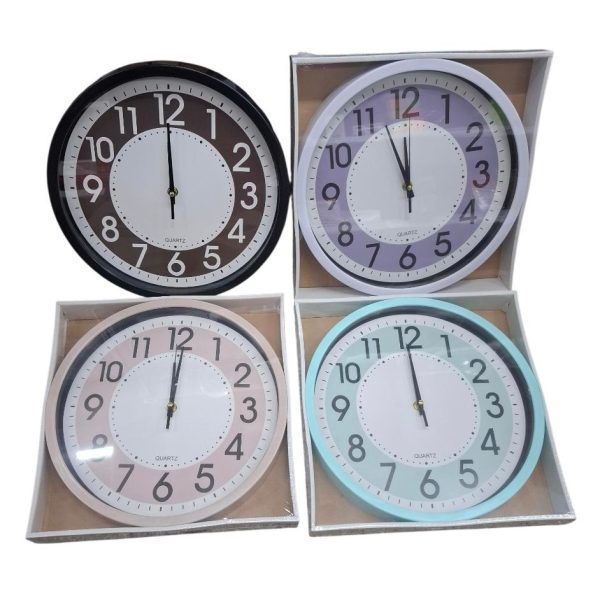 Reloj de pared redondo 30 cm- 02139