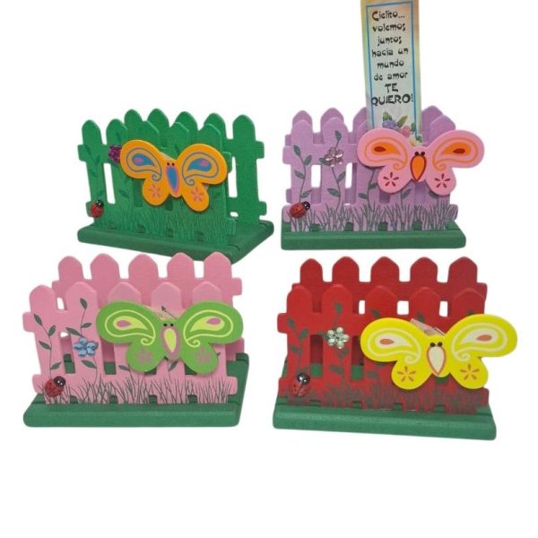 Porta notas madera con broche sujeta notas-03309