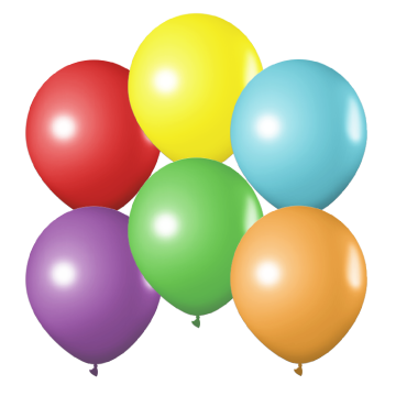 Globo multicolor 12" x 12u - 87003