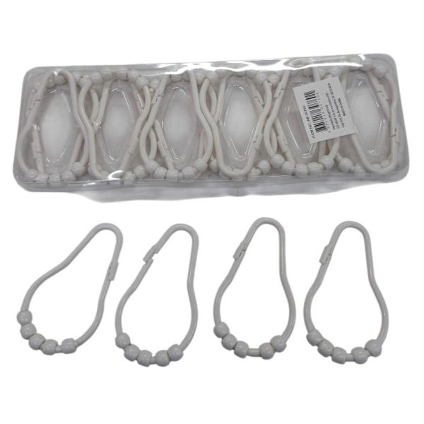 Ganchos para cortinas de baño -07601