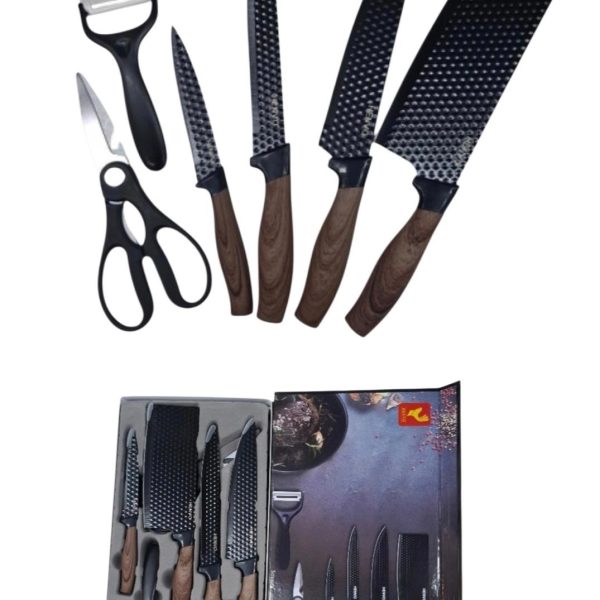 Set cuchillos x 6u en caja-09806