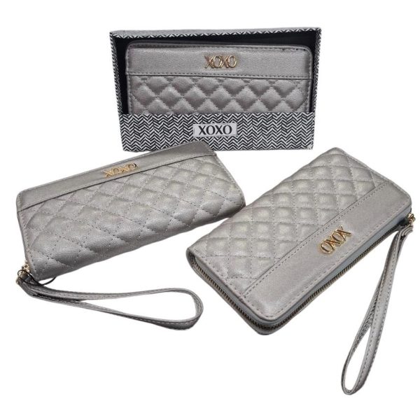 Billetera fichero dama con 1 cierre  en caja - 17087