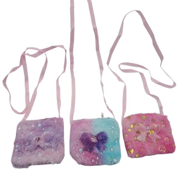 Carterita infantil peluche 11x10 con tira- 18583