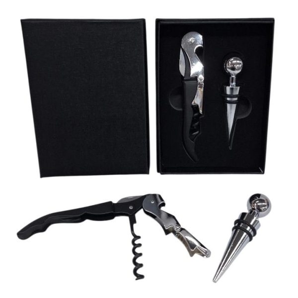 Set para vino 2 pzas en caja- 32411