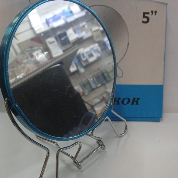 Espejo doble faz 5" (12,75cm) con aumento marco metal- 35031