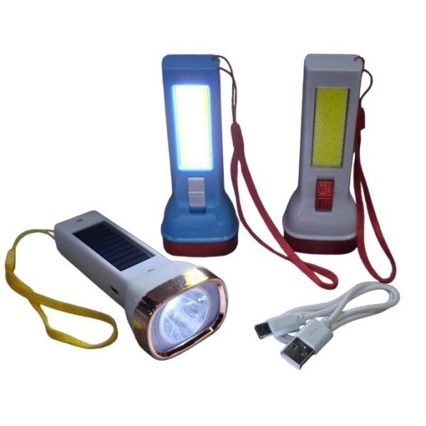 Linterna recargable 12 cm multifuncion 12 cm- 43224