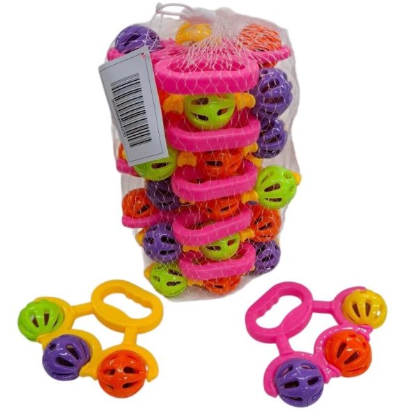 Set sonajeros x10u en bolsa red-64235